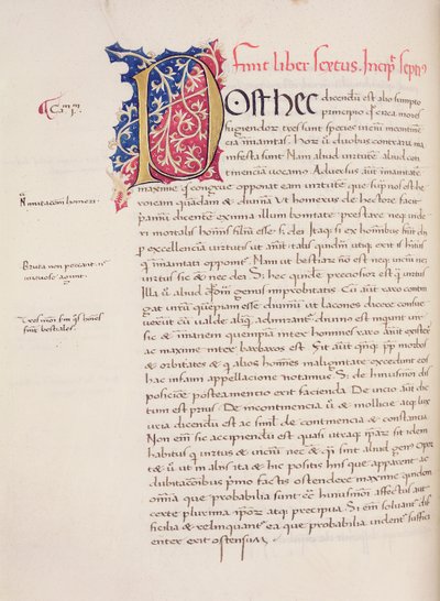 Ms.228, f.54v: Page from Aristotle